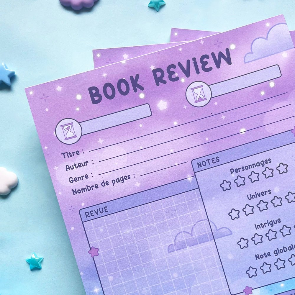 Bloc - notes A5 | Revue de lecture - Booksterious