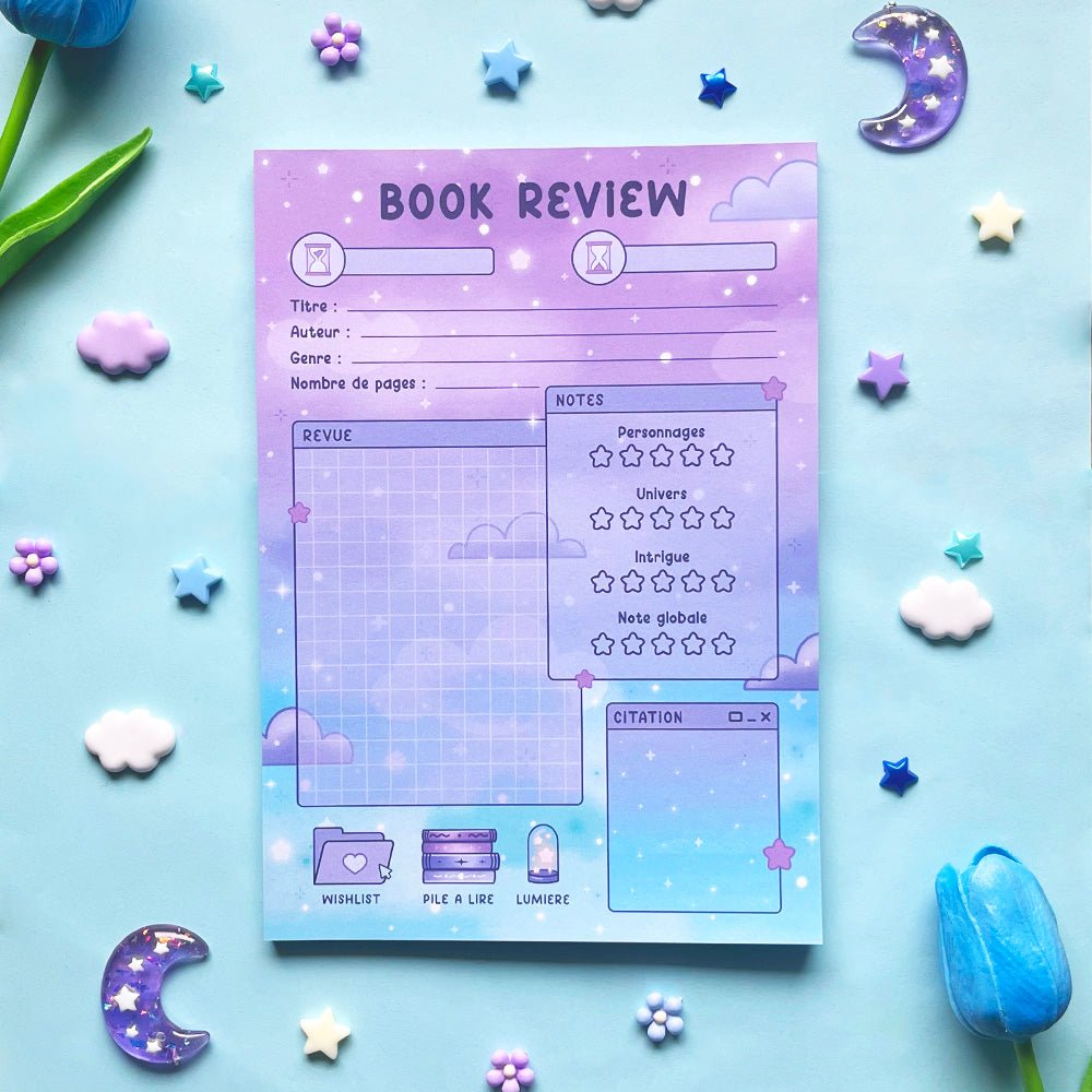 Bloc - notes A5 | Revue de lecture - Booksterious