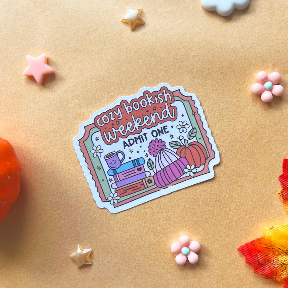 Sticker | Cozy bookish week - end - Booksterious
