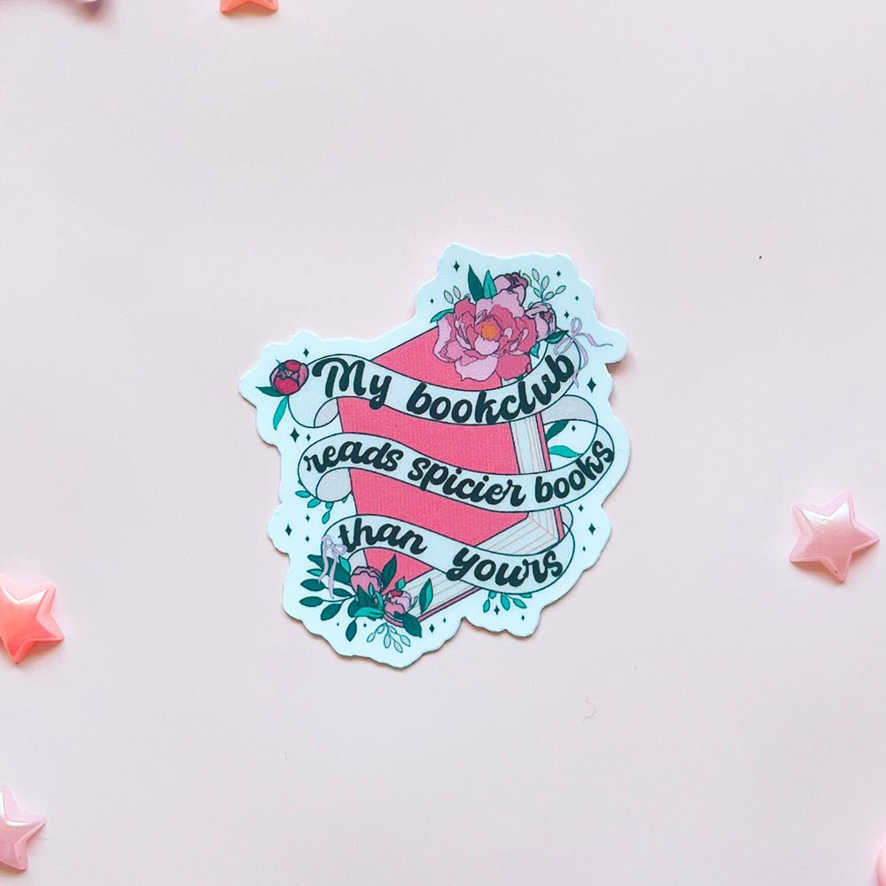 Sticker | Spicier books - Booksterious