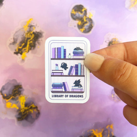 Sticker | Library of dragons