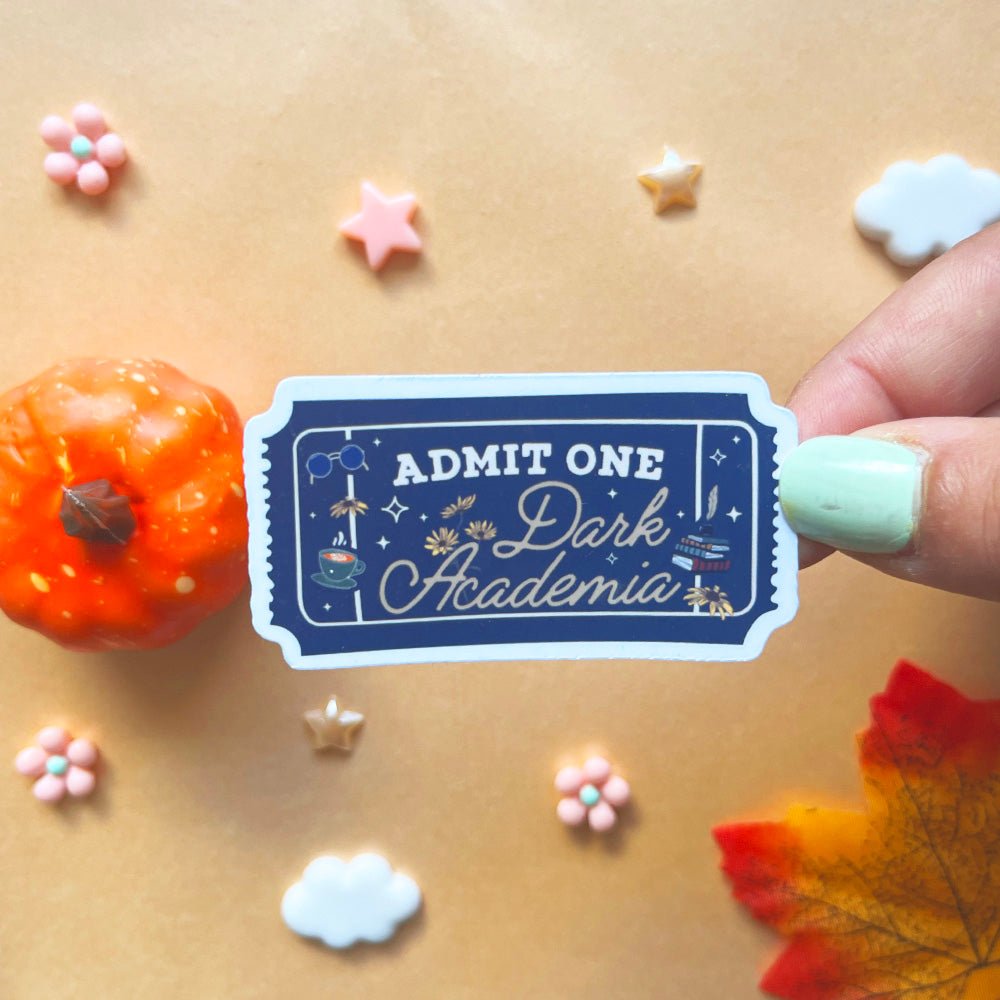 Sticker | Dark academia โ Booksterious